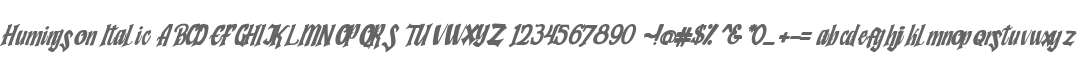 Humingson Italic