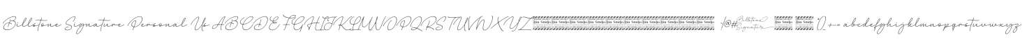 Billstone Signature Personal Us