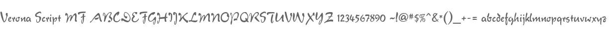 Verona Script MF