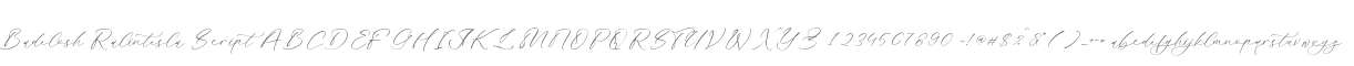 Badelosh Ralintesla Script