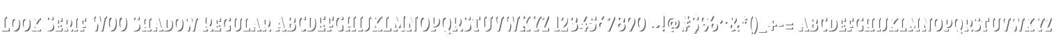 Look Serif W00 Shadow Regular