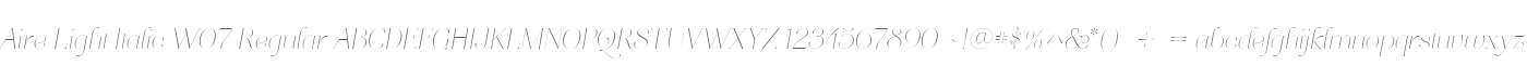 Aire Light Italic W07 Regular