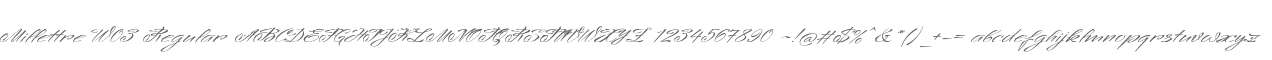 Millettre W03 Regular