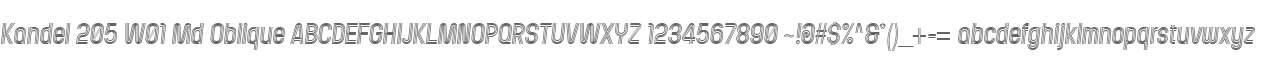 Kandel 205 W01 Md Oblique