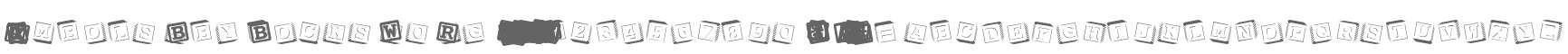 PIXymbols Baby Blocks W00 Reg