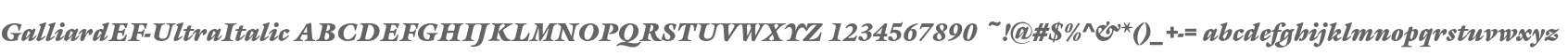 GalliardEF-UltraItalic