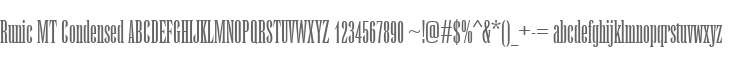 Runic MT Condensed