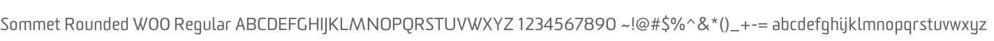 Sommet Rounded W00 Regular