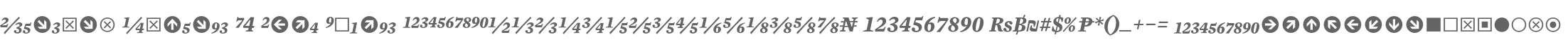 Mercury Numeric G4 Bold Italic