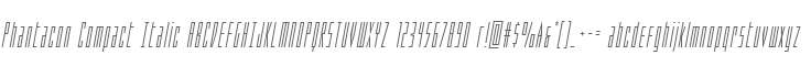 Phantacon Compact Italic