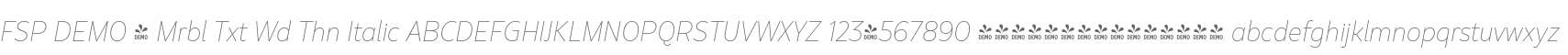 FSP DEMO - Mrbl Txt Wd Thn