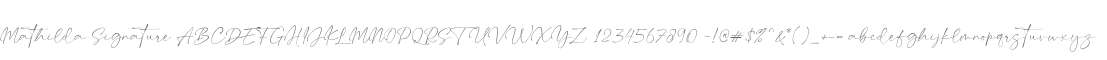 Mathilda Signature