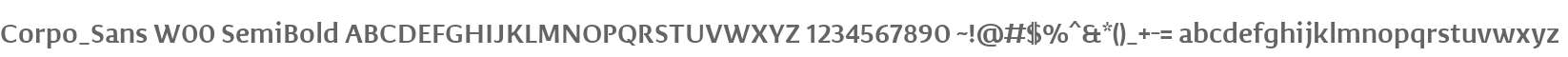 Corpo_Sans W00 SemiBold