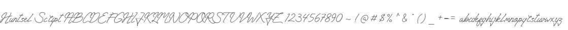 Huntsel Script