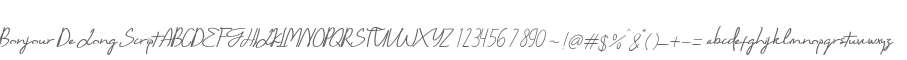 Bonjour De Jong Script