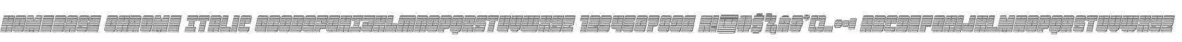 Homebase Chrome Italic