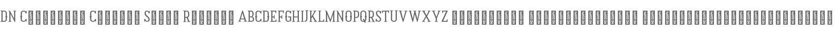 DN Condensed Capital Serif