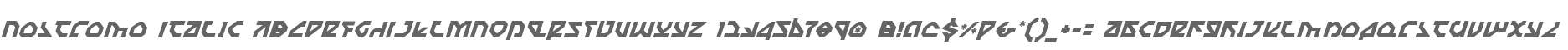 Nostromo Italic