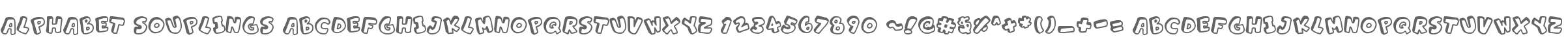 Alphabet Souplings