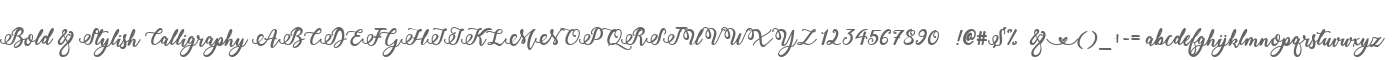 Bold & Stylish Calligraphy
