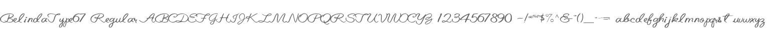 BelindaType67 Regular
