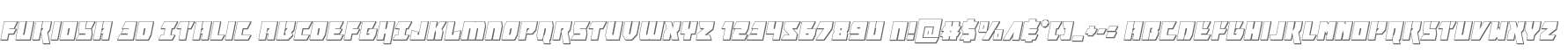 Furiosa 3D Italic