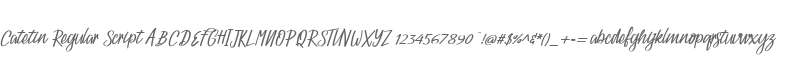 Catetin Regular Script