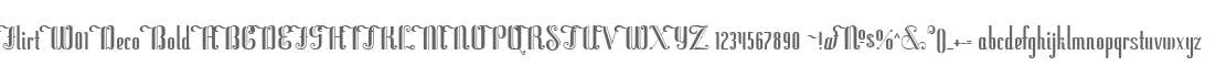Flirt W01 Deco Bold