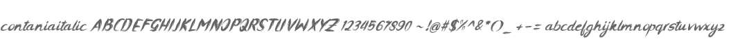 contaniaitalic
