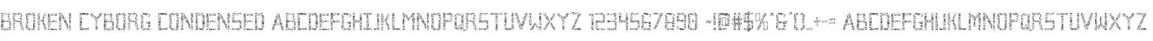 Broken Cyborg Condensed