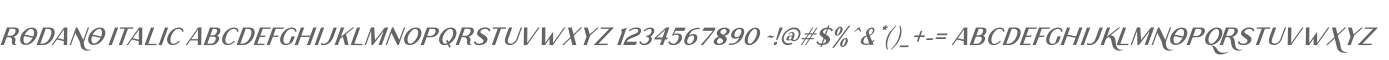 Rodano Italic