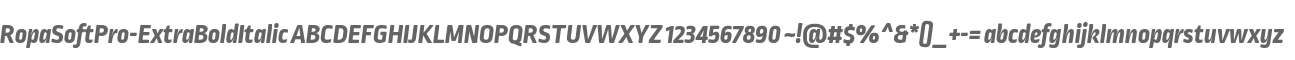 Ropa Soft Pro ExtraBold
