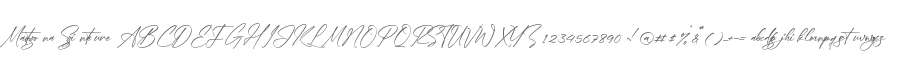 Mantogna Signature