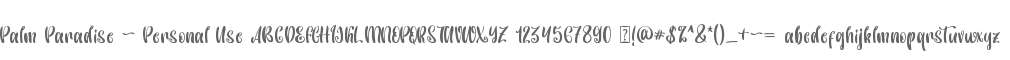 Palm Paradise - Personal Use