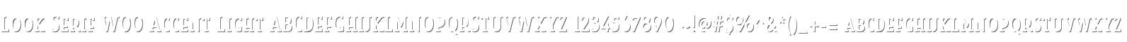 Look Serif W00 Accent Light