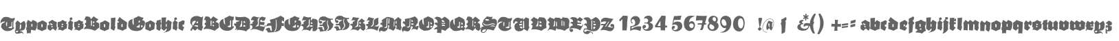 TypoasisBoldGothic