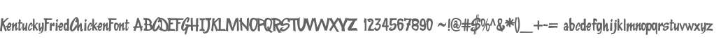 KentuckyFriedChickenFont