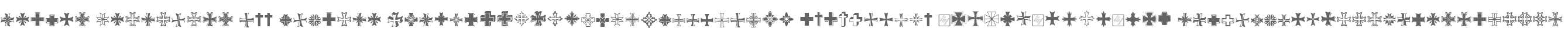 Crucis Ornaments W00 Regular