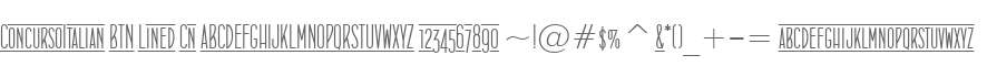 ConcursoItalian BTN Lined Cn