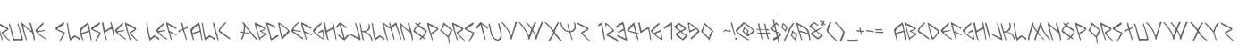 Rune Slasher Leftalic