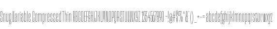 Snug Variable Compressed Thin