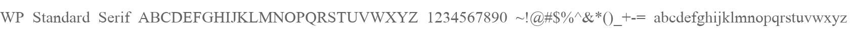 WP Standard Serif
