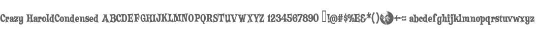 Crazy HaroldCondensed