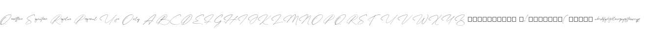 Quenttine Signature Personal Use Only