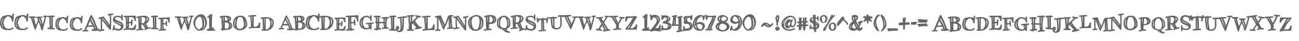 CCWiccanSerif W01 Bold