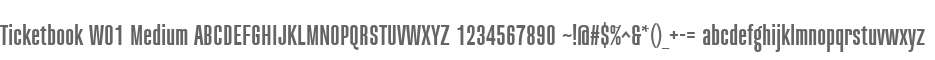 Ticketbook W01 Medium