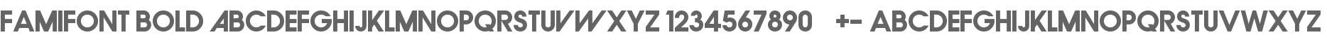 FamiFont Bold