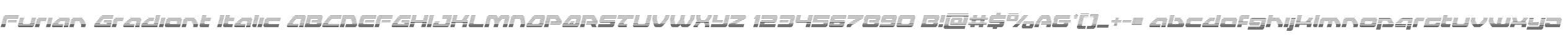 Furian Gradient Italic
