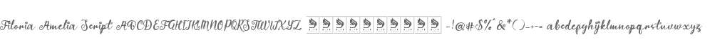 Filoria Amelia Script