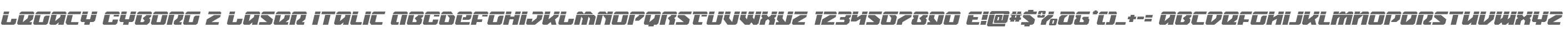 Legacy Cyborg 2 Laser Italic